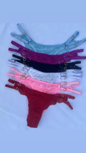 Calcinha String Renda Dupla Alça
